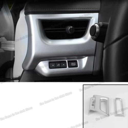 Lsrtw2017 Carbon Fiber Car Dashboard Side Vent Trims Outlet Frame for Lexus Ux UX200 UX260h 2019 2020 2021 Accessories Auto