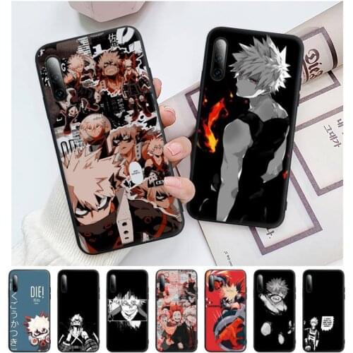 Bakugo BNHA Silicone Mobile Phone Case For Huawei P40 P30 P20 P10 P9 Lite Pro P Smart 2019 2020 Cover