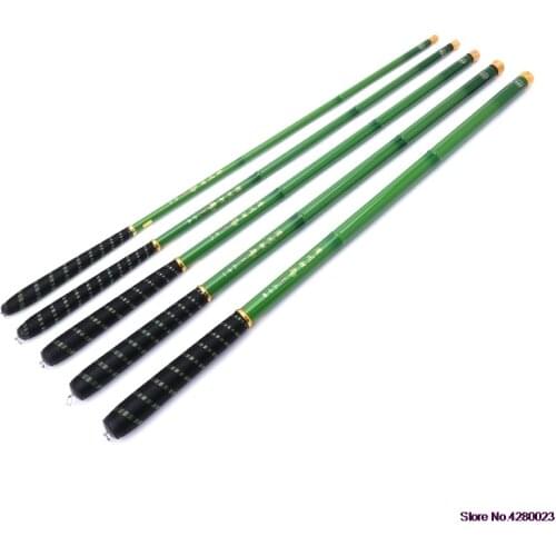 2021 New Fishing Rod 3.6-7.2m Pole High Carbon Fiber Ultra Light Telescopic Carp Current