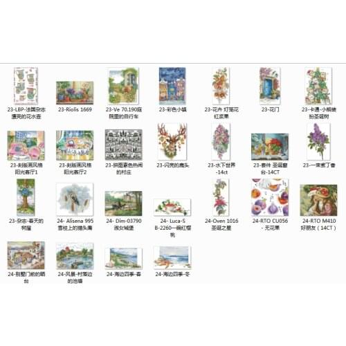 Cross Stitch Embroidery Christmas Window Sill-14CT Cotton Thread Painting DIY Needlework Kits 14CT Winter Home Decoration