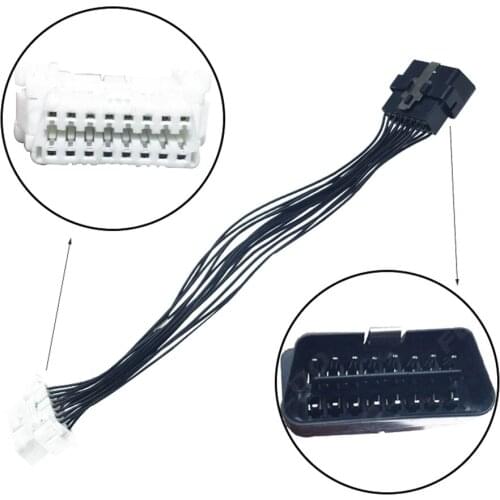 1 PCS 16-Pin OBD2 Male To Female Cord Extension Cable Adapter Connector For Nissan/Toyota