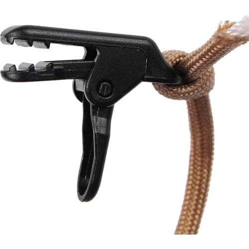 10/20pcs Mini Plastic Windproof Tent pull point Clips Outdoor Camping Awning Rope Clamp Tent crocodile clip tent accessory