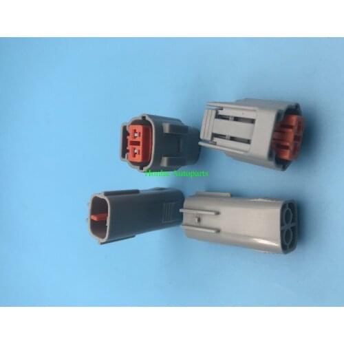 100 pcs Sumitomo 2 Pin/Way Female Male CAS Sensor Connector Plug For Mazda RX7 FD Series 6195-0003 6195-0006
