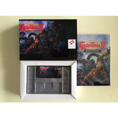 16Bit Games ** Super Castlevania IV ( USA Version!! Box+Manual+Cartridge!! )