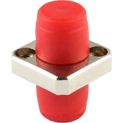 20pcs/lot Telecommunication Square Flange FC FC Optical Fiber Coupler