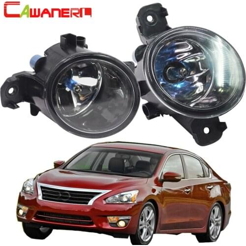 Cawanerl 2 X 100W H11 Car Accessories Halogen Fog Light DRL Daytime Running Lamp 12V Super Bright For Nissan Altima 2008-2015