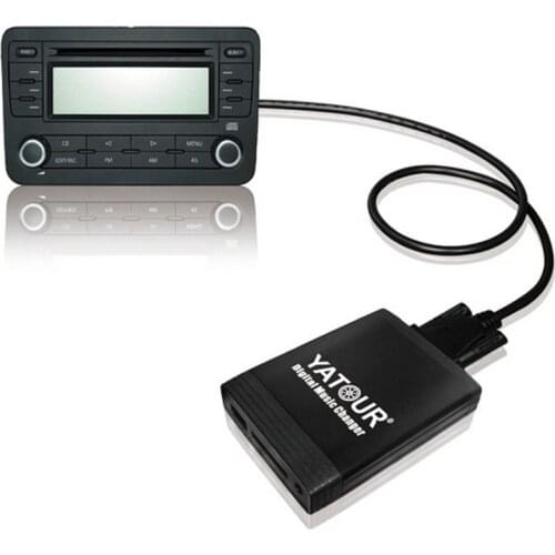 YATOUR Digital Music Changer AUX SD USB MP3 Adapter for VW Radio Delta MFD2 Premium R100 R110 RCD200 RCD210 RCD300 RCD500 RNS300
