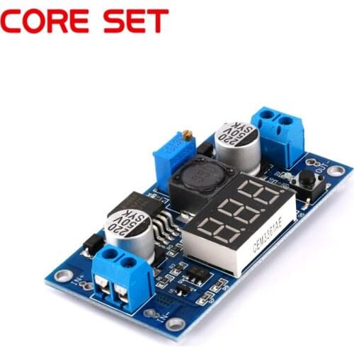 LM2577 DC 3-34V to 4-35V Boost Step Up Module Converter Digital LED Voltmeter Display Voltage Meter 3A Output