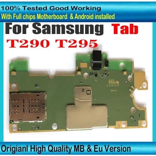 For Samsung Galaxy Tab A 8.0 T290 T295 Motherboard Android OS WiFi / SIM Clean Original Replaced Board With Full Chip Mainboard