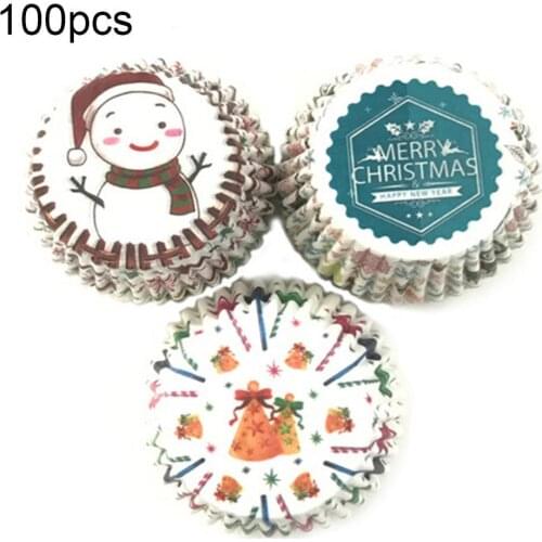 100pcs/lot Cupcake Liners Mold Cases Round Shape Cup Cake Tools Bakeware Baking Pastry Tools Cake Mold