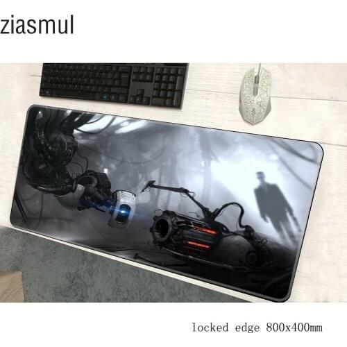 Portal 2 padmouse 800x400x3mm gaming mousepad game best seller mouse pad gamer computer desk large mat notbook mousemat pc