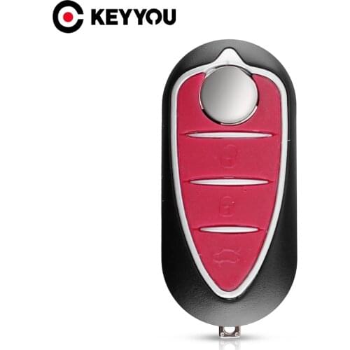 KEYYOU Car 3 Button Flip Foldig Remote Key Shell For Alfa Key Case for SIP22 Blade for Romeo Mito Giulietta 159 GTA Brera 159
