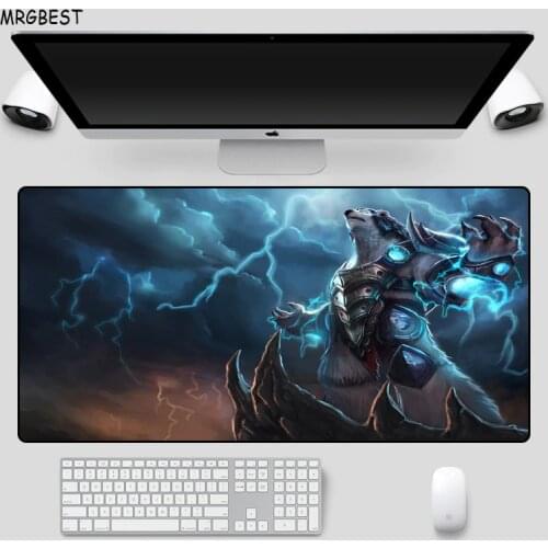LOL Gaming Mouse pad large Speed Locking Edge Natural Rubber Waterproof Game Desk Keyboard Mat for DOTA CSGO World of Warcraft
