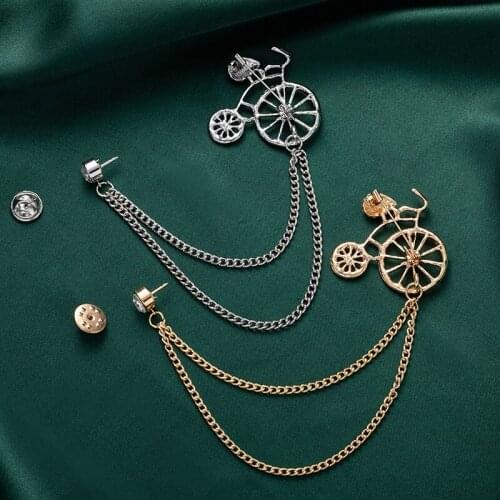 Fashion Womens Brooches Pin Bicycle Badge Wedding Party Dress Brooch Inlaid Rhinestone Jewelry Accessories