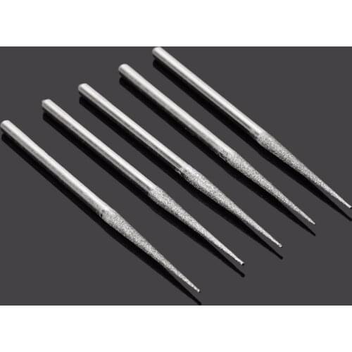 5pcs/set New Mini Drill Diamond Grinding Head 3mm Shank Bur Bit Set Grinding Tool Tool accessories