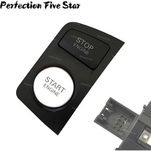 New 4F1905217E Chrome Start Stop Engine Button Switch For AUDI A6 C6 S6 RS6 2009 2010 2011 4F1 905 217E