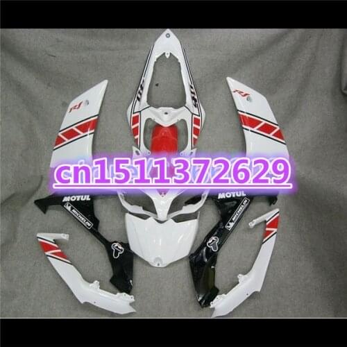 YZF R1 07 08 Fairings for YZF-R1 07-08 white red black fairing kits YZF1000 R1 07 08 100%NEW YZF R1 2007 2008-Dor for Yamaha D