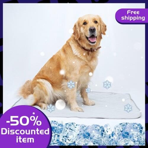 Cooling Mat For DogsNo Need to Freeze Or Refrigerate This Cool Pet Pad - Keep Your Pet Cool, Use Indoors, Outdoors Or In The Car