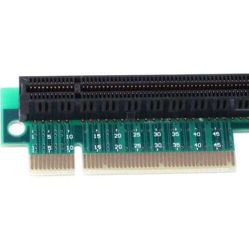 PCI-E 8X to 16X Riser Adapter PCI-Express x8 to x16 90 Degree Card for 1U/2U