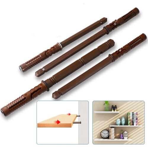 KK&FING 10pcs Shelf Support Wall Bookshelf Invisible Nails Fixed Support Partition Support Hidden Partition Board Wood Connector