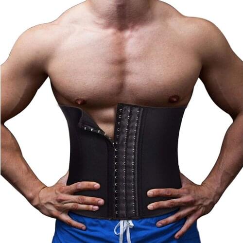 XS-6XL Rubber Latex Waist Trainer Girdles Body Shaper Men Sexy Shapewear Camouflage Abdominal Belt Slim Corset Bustier Plus Size