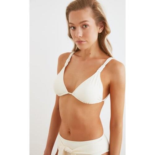 Trendyol Strap Detail Bikini Top TBESS21BU0194