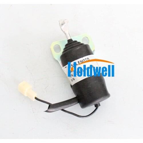 Holdwell Fuel Solenoid 15471-60010 for Kubota Tractor B1250HSD B1250HSE B1550D B1550E