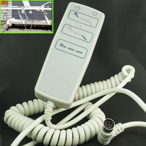 Full Electric hospital bed hand control Handset, Full Electric Pendant Controller for Homecare Bed,Lift Chair Recliner Sofa,Stan