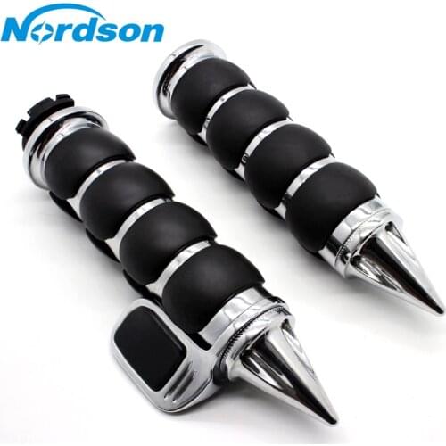 Nordson Universal 22mm Motorcycle Handlebar Hand Grips For Aprilia Triumph Harley Ducati Honda Suzuki Kawasaki Yamaha BMW KTM
