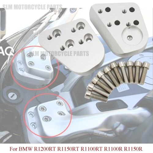 19MM Motorcycle Handle Bar Clamp Raised Extend Handlebar Mount Riser For BMW R1100RT R1150RT R1200RT R1100R R1150R Moto Parts