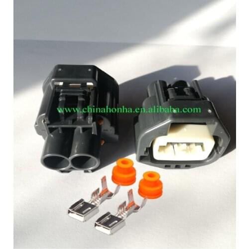 2 Pin female Waterproof Automotive Electrical Connector 7283-5596-10 DJ70258-6.3-21