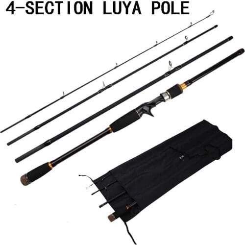 4 Section Carbon Spinning Fishing Rod 1.8/2.1/2.4/2.7/3.0m Lure Rod Casting Fishing Pole Vava De Pesca Saltwater Rod Spinning