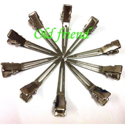 45mm Metal Singal Prong Alligator Clips Hair clips 1000pcs/lot