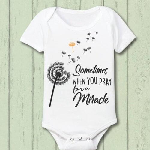 DERMSPE 2019 Newborn Infants Baby Girls Boys Short Sleeve Letter Print Plant Soft Cotton Romper Jumpsuit Baby Clothes White