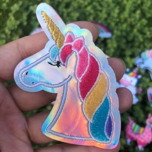 DIY Cartoon Unicorn Ironing Patch Thermo Stickers On Clothes GIZMO Gremlin Iron On Patches For Clothing Cloth Stickers Stripes
