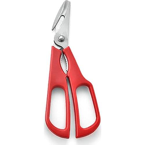 Stainless Steel Seafood Scissors Lobster Fish Prawn Peeler Shrimp Crab Seafood Scissors Shears Snip Shells Kitchen Seafood Tools