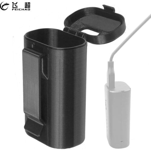 FEICHAO Belt Battery Storage Case Box Pocket Clip Holder for DJI FPV Goggles V2 Glasses Waist Buckle Hook Battery Accessories