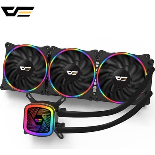 DarkFlash Water Cooling PC Case CPU Cooler With RGB fan Radiator integrated Fluid Cooling for LGA 2011/1366/115X/AM4