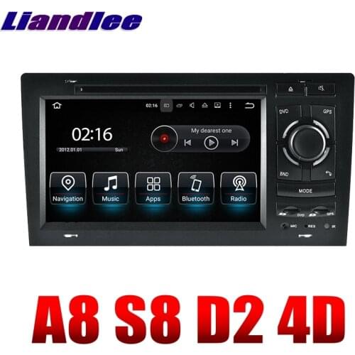 Liandlee Car Multimedia Player NAVI For Audi A8 S8 D2 4D 1994~2003 Car Touch Screen System Radio TV DVD Stereo GPS Navigation