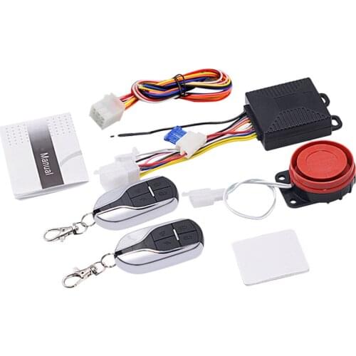 Set of Universal Anti-theft Alarm Security System for Motorcycle Motorbike Scooter