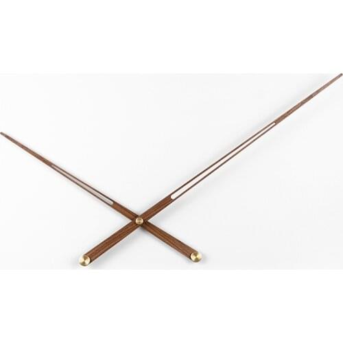 10sets Spanish style wall clock hands black walnut solid wood pointer large torque long pointer DIY creative pointer accessories