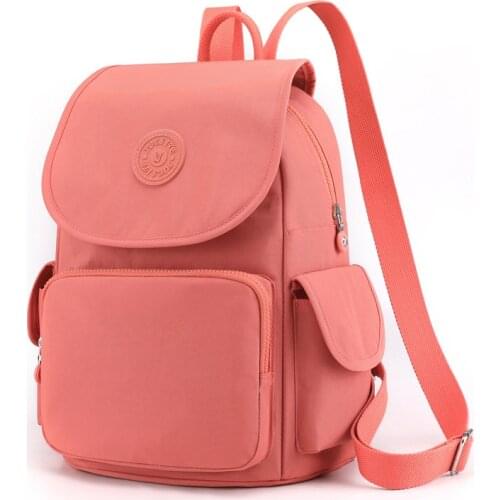 2021 New Nylon School Backpack Women Shoulder Bag Teenage Girls Kids Female Daypack Student Bookbag Sac A Dos Mochila Feminina