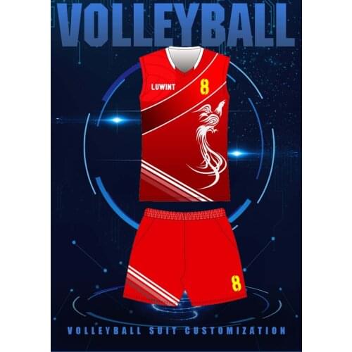 New customize volleyball jersey can print name sport uniform men women sweatshirt