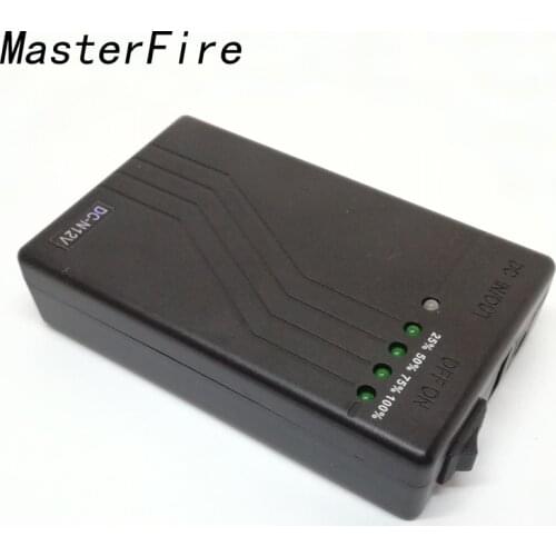 MasterFire Super DC 12V Li-ion Battery Rechargeable Lithium Batteries Pack 3800mAh/5V 6800mAh For LED strips with EU/US charger