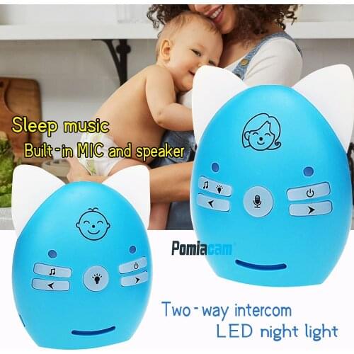 Baby-monitor Portable Baby Sitter 2.4GHz No-WIFI Baby Monitor Audio Digital Voice Broadcast Double Talk Walkie-talkie for baby