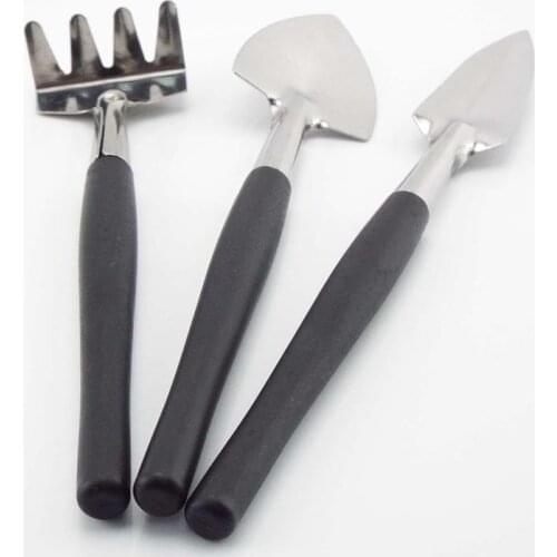 Mini Portable Garden Tool Soil Raising Flowers Vegetables Plant Small Shovel Rake Spade Planting Flowerpot Gardening Tools M20