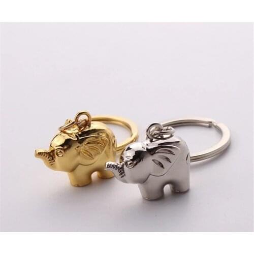 200pcs Lovely Zinc Alloy Elephant Keychain Wedding Baby Shower Party Favors and Door Gifts for Guests