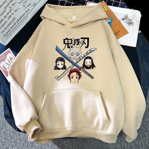 Demon Slayer Anime Tanjiro Rengoku Nezuko Hoodie Sweatshirt Men Cool Manga Kimetsu No Yaiba Sweatshirt Unisex Streetwear Hoody