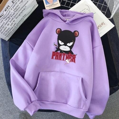 Fairy tail of the Panther Lily print hoodies unisex men and women korea harajuku hoody Sweatshirts Hooded pop Women Sweatshirts