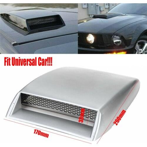 Universal Automobiles 3D Car SUV Styling Decorative Roof Air Flow Intake Scoop Turbo Bonnet Vent Cover Hood Car Accessories